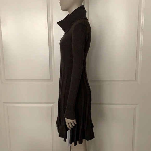 NWT Calvin Klein Pleated Fit & Flare Sweater Dress - Picture 7 of 11